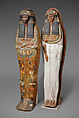 Mummy Board of Iineferty, Wood, gesso, paint, varnish